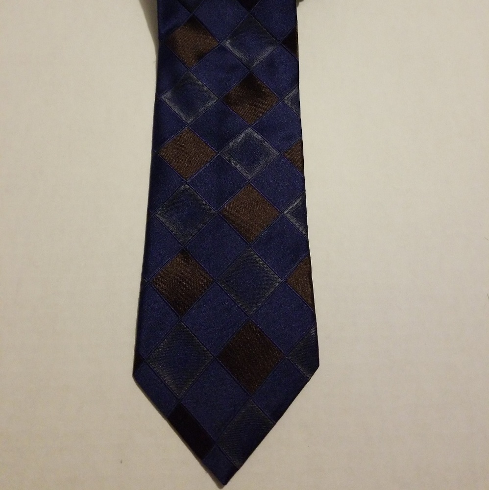 Boss Hugo Tie Blue Made in Italy 100% silk
